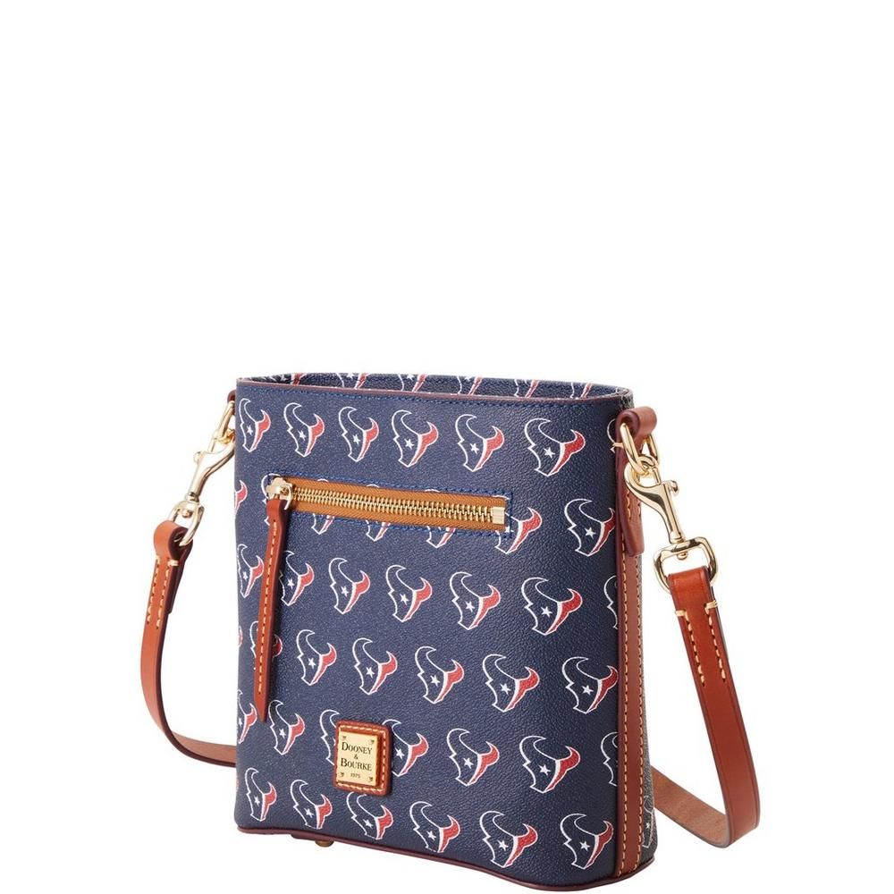 Dooney & Bourke Houston Texans Signature Small Zip Crossbody Purse