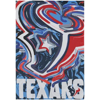 Houston Texans 12.5'' x 18'' Double-Sided Justin Patten Suede Garden Flag