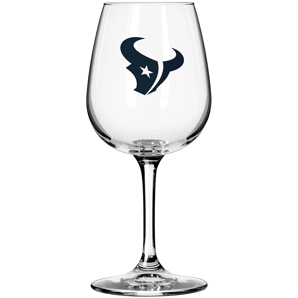 Texans de Houston 12oz. Verre à vin à pied Gameday