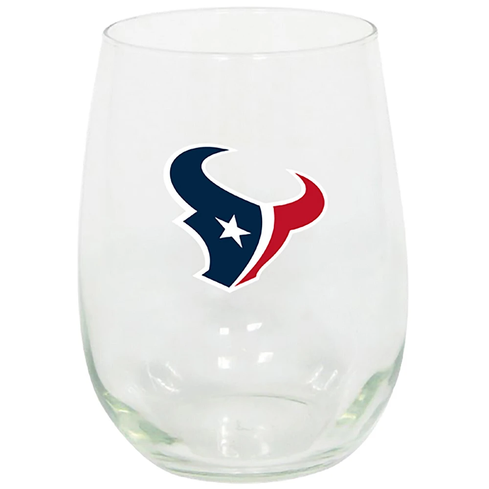 Houston Texans 15 oz. Verre à vin sans pied