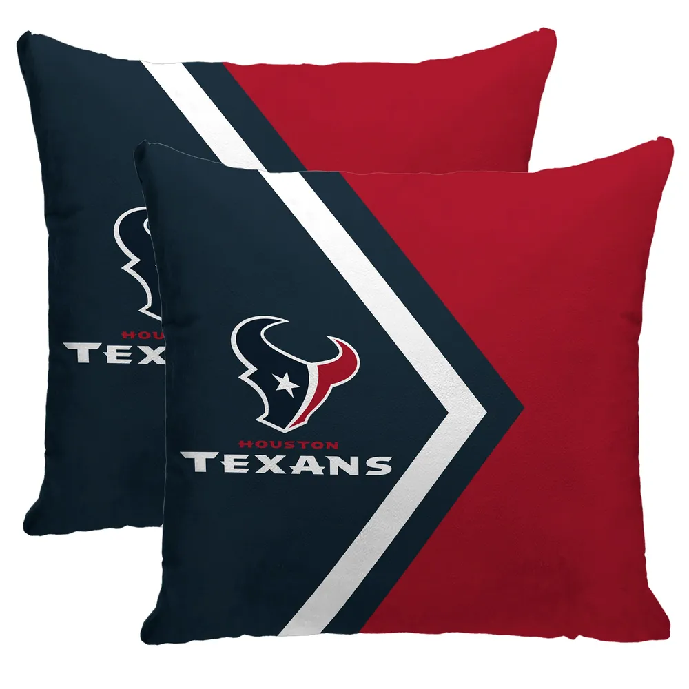 Lids Houston Texans 16'' x 16'' Side Arrow Poly Span Decor Pillows 2-Pack