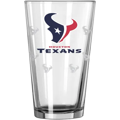 Houston Texans 16oz. Satin-Etched Logo Pint Glass