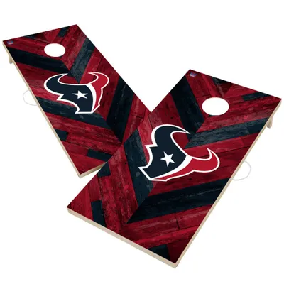 Houston Texans 2' x 4' Herringbone Design Cornhole Set