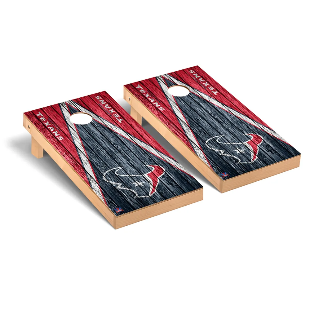 Lids Houston Texans 2' x 4' Triangle Weathered Regulation Cornhole Board  Set