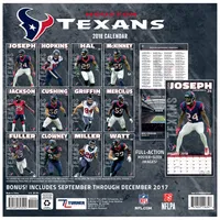 Mini calendrier mural Houston Texans 2018