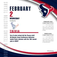 Calendrier de la boîte des Houston Texans 2022