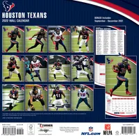 Calendrier mural Houston Texans 2022