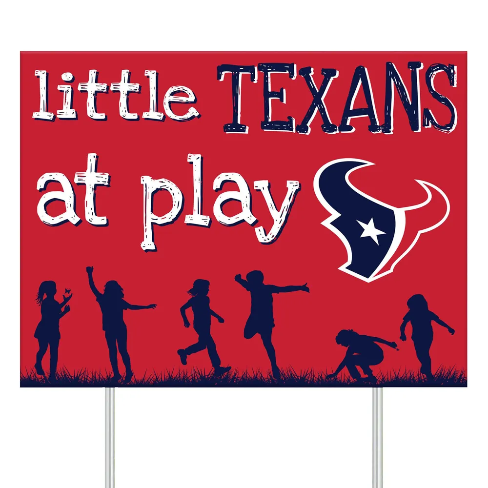 Lids Houston Texans 24' x 18' Little Fans At Play Yard Sign