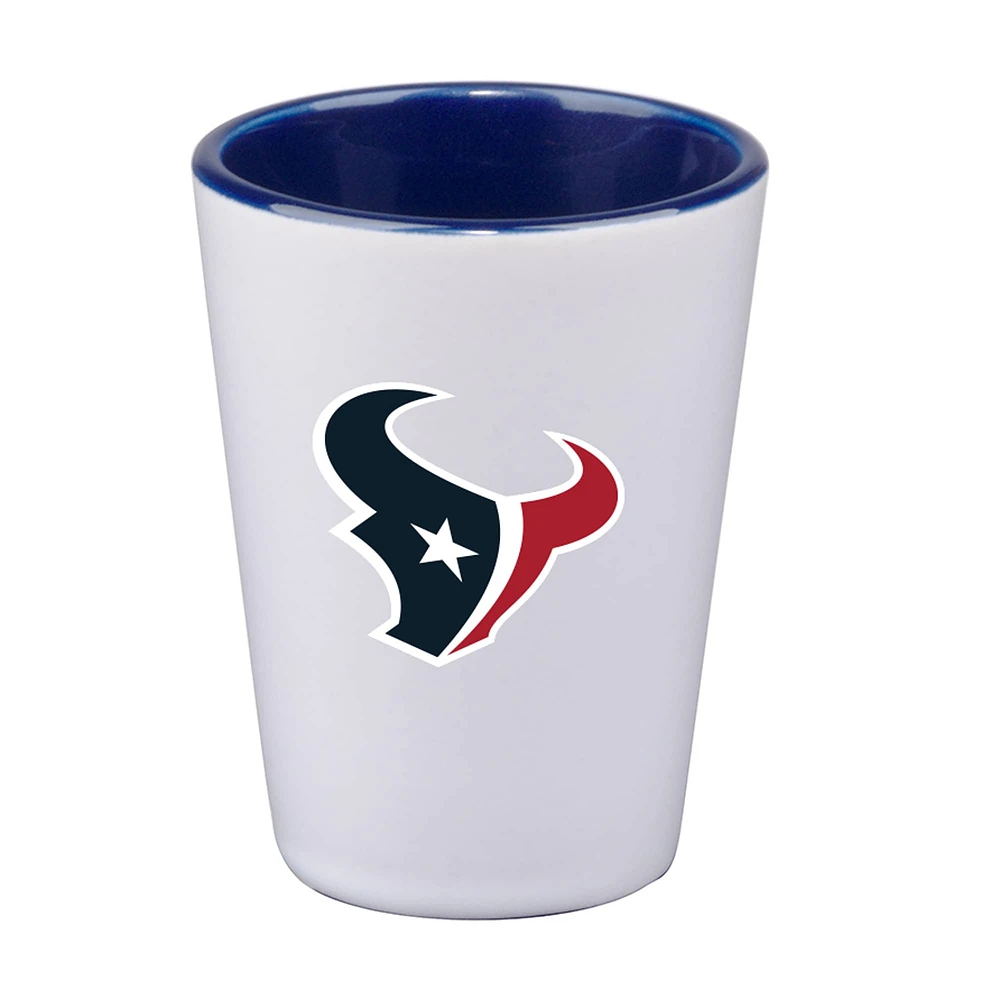 Texans de Houston 2 oz. Tasse en céramique de couleur intérieure