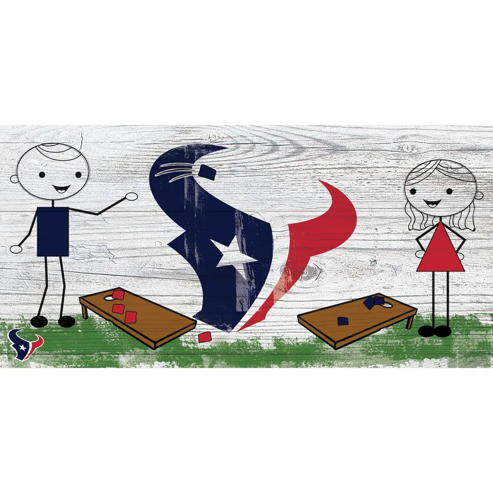 Lids Houston Texans 6'' x 12'' Fansticks Cornhole Sign