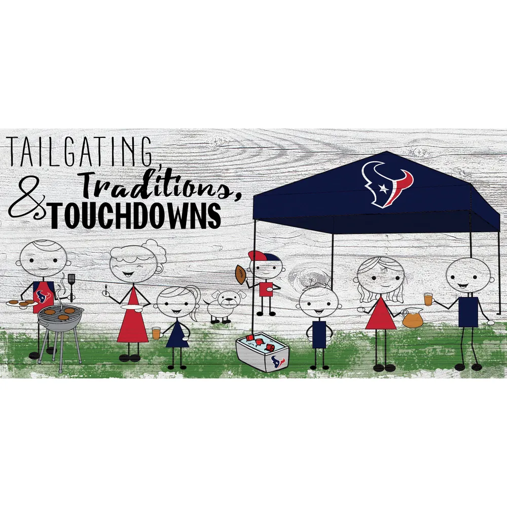 Lids Houston Texans 6'' x 12'' Fansticks Tailgate Sign