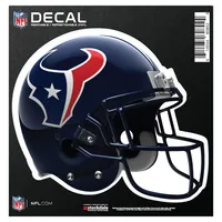 Décalcomanie repositionnable pour casque couleur Houston Texans 6 "x 6"