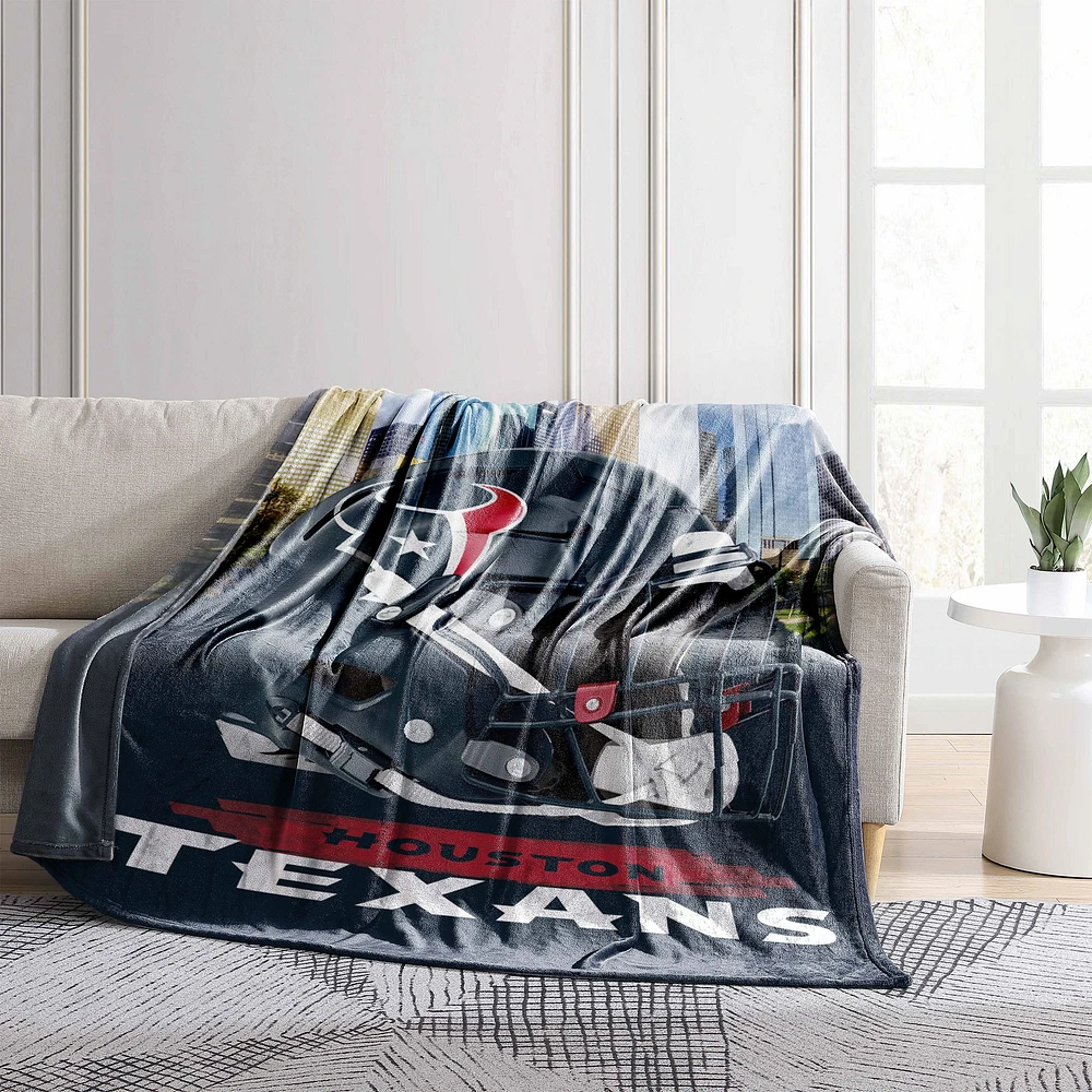 Houston Texans 66" x 90" City Sketch Blanket