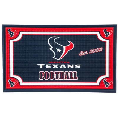 Houston Texans Embossed Door Mat