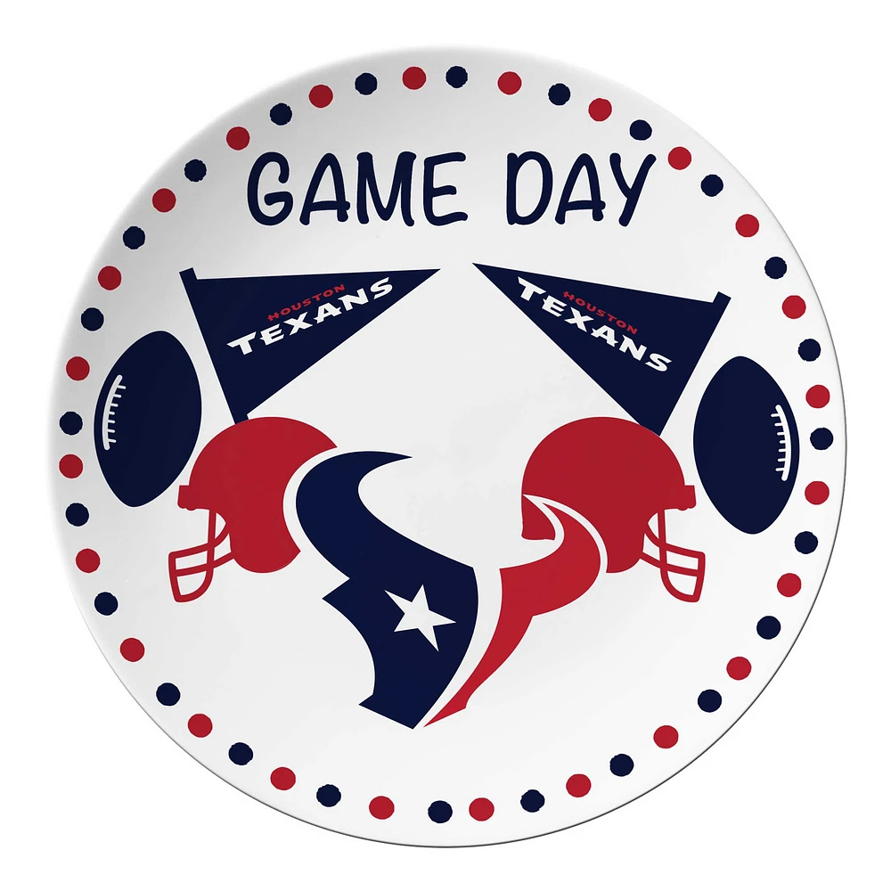 Houston Texans Game Day Plate