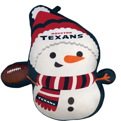 Houston Texans Holiday Snowman Plushlete Pillow