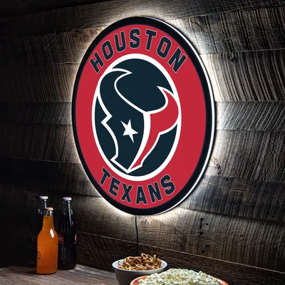 Houston Texans LED XL Round Wall Décor