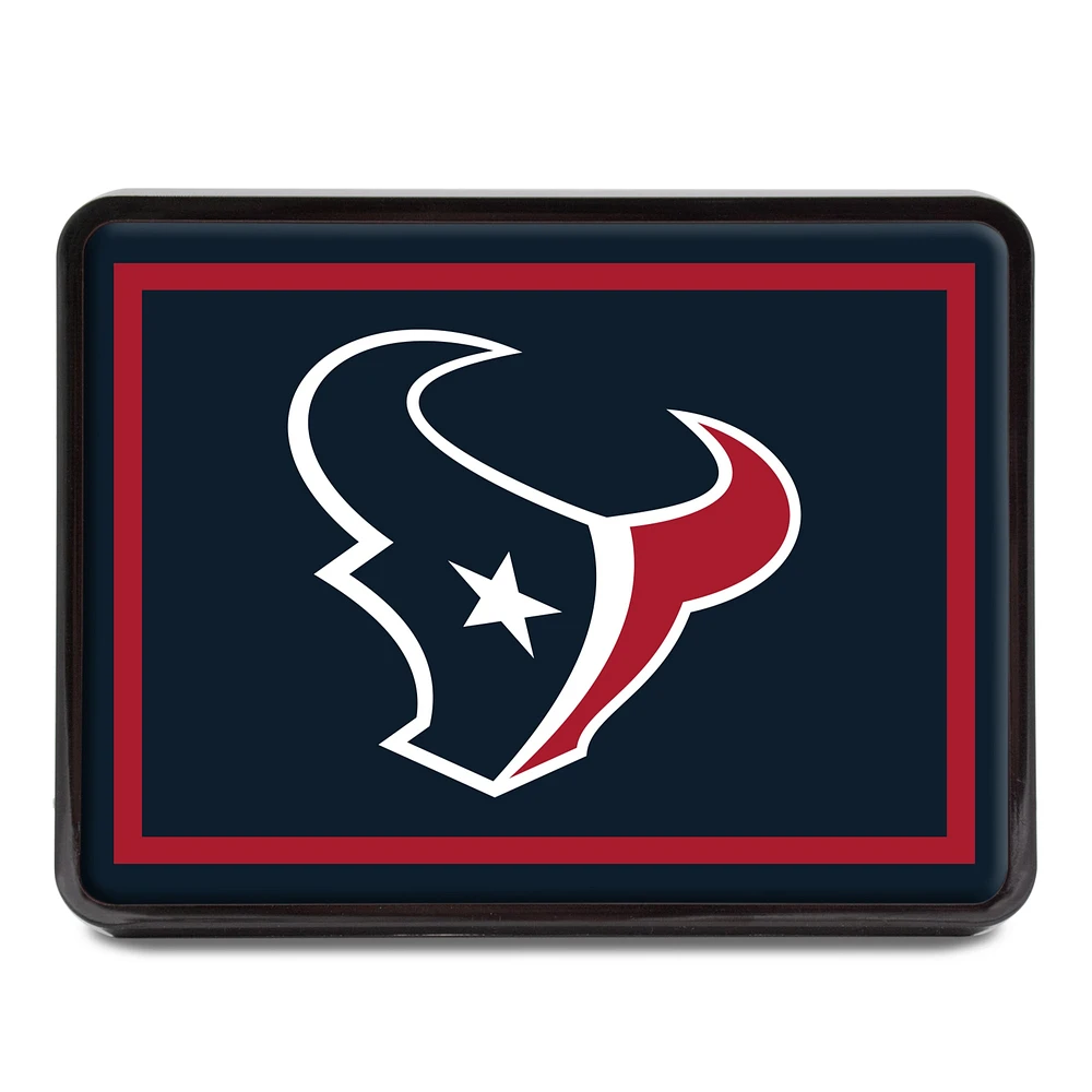 Housse d'attelage universelle en plastique Houston Texans Logo 1,25" x 2"