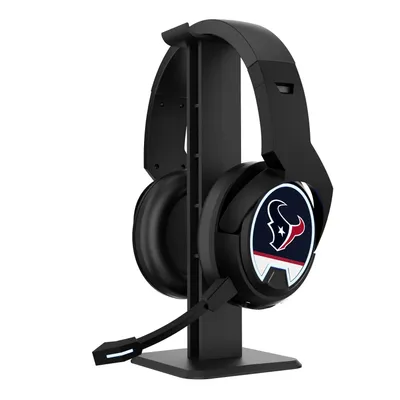 Houston Texans Logo Wireless Bluetooth Gaming Headphones & Stand