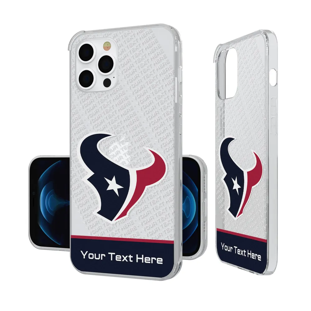 Lids Houston Texans Personalized Endzone Plus Design iPhone Clear Case