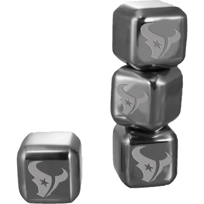 Houston Texans Stainless Steel Ice Cubes 6-Piece Set