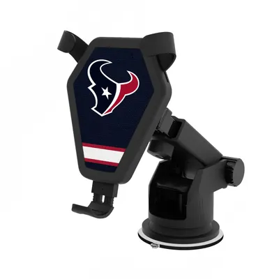 Houston Texans Stripe Design Wireless Car Charger