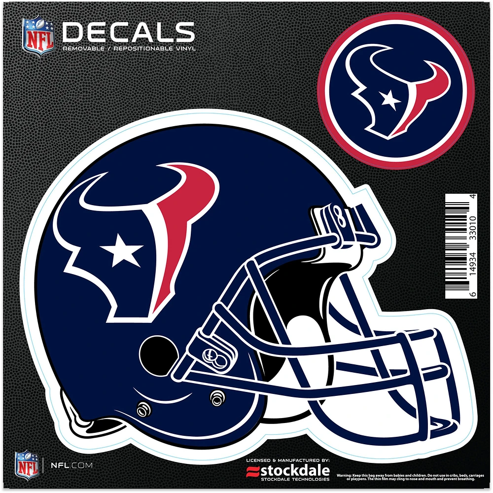 Décalcomanie pour toute surface Houston Texans WinCraft 8'' x 8''