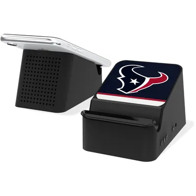 Houston Texans Wireless Charging Station and Bluetooth Speaker