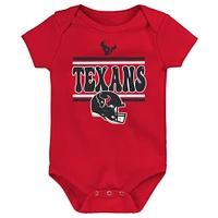 Infant Houston Texans Play Day Three-Pack Bodysuit Set