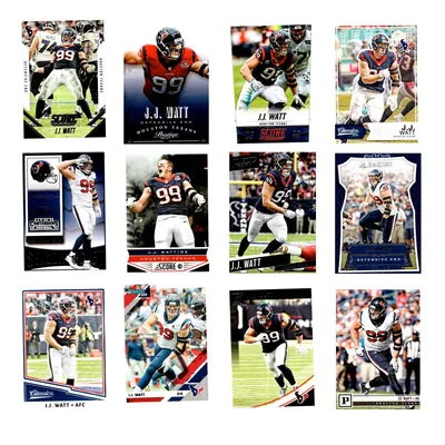 Houston Texans J.J. Watts Fine Art Canvas Print 24 x 34 by Artist Jason  Robichau