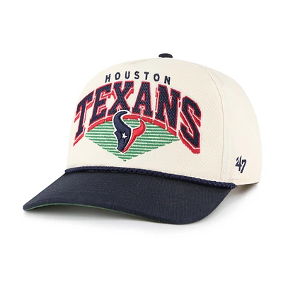 Casquette ajustable en corde Pomona pour homme '47 Natural Houston Texans