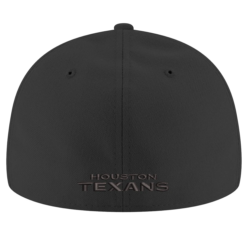 Casquette ajustée à profil bas 59Fifty II Houston Texans noire New Era pour homme