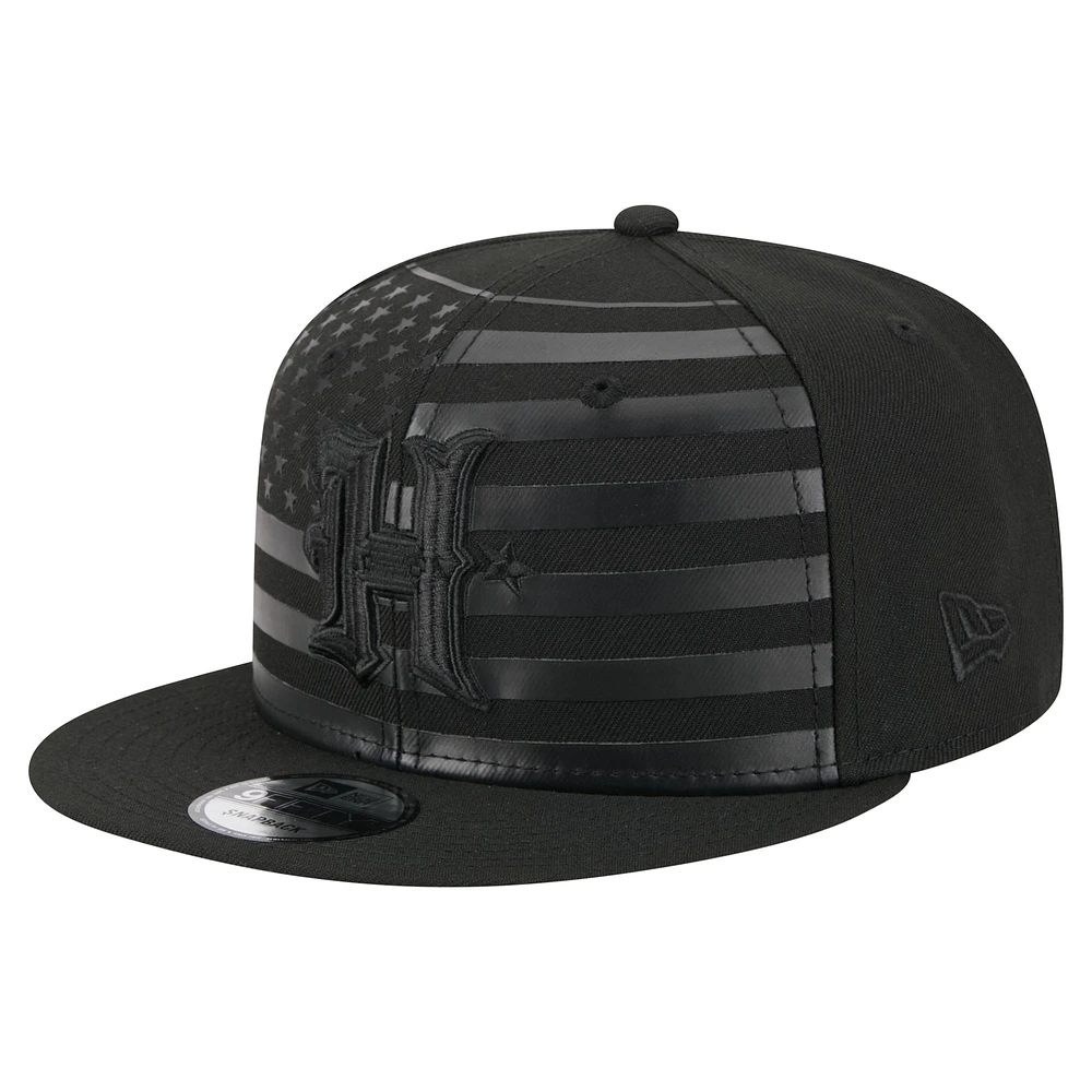 Casquette Snapback 9FIFTY Independent des Houston Texans de New Era pour homme, noire