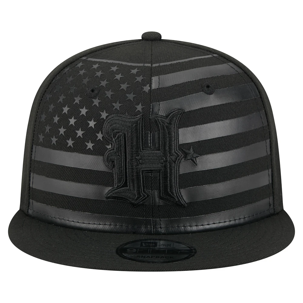 Casquette Snapback 9FIFTY Independent des Houston Texans de New Era pour homme, noire