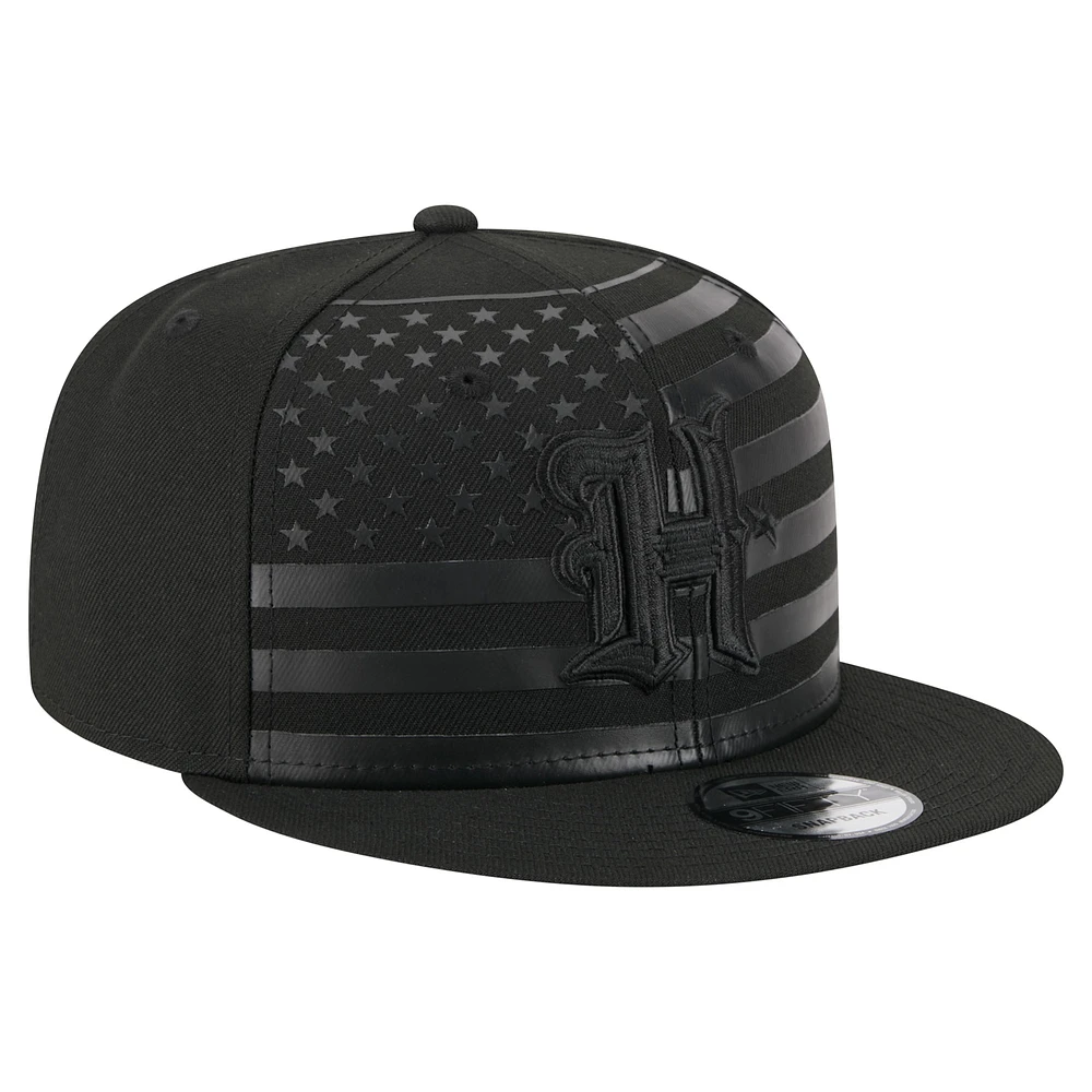 Casquette Snapback 9FIFTY Independent des Houston Texans de New Era pour homme, noire
