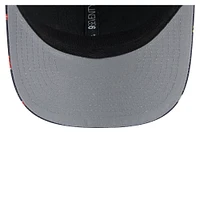 Men's New Era  Navy/Black Houston Texans Adventure Drinks Pattern 9SEVENTY Stretch-Snap Hat