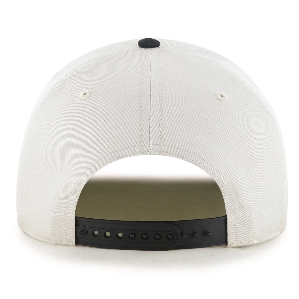 Men's '47 Cream/Black Houston Texans Safe Bet Stable Hitch Adjustable Hat