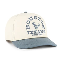 Men's '47 Cream Houston Texans Ranchero Hitch Adjustable Hat