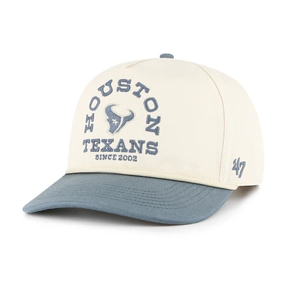 Men's '47 Cream Houston Texans Ranchero Hitch Adjustable Hat