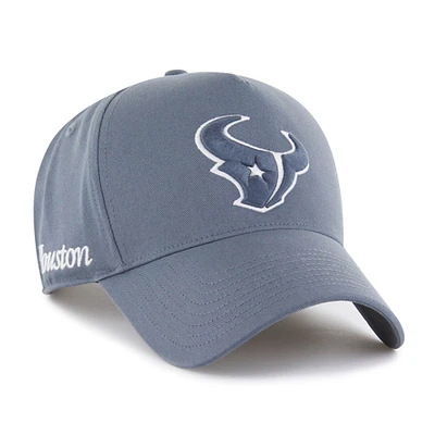 Casquette ajustable grise Houston Texans Foundation Offside pour homme, modèle 1947
