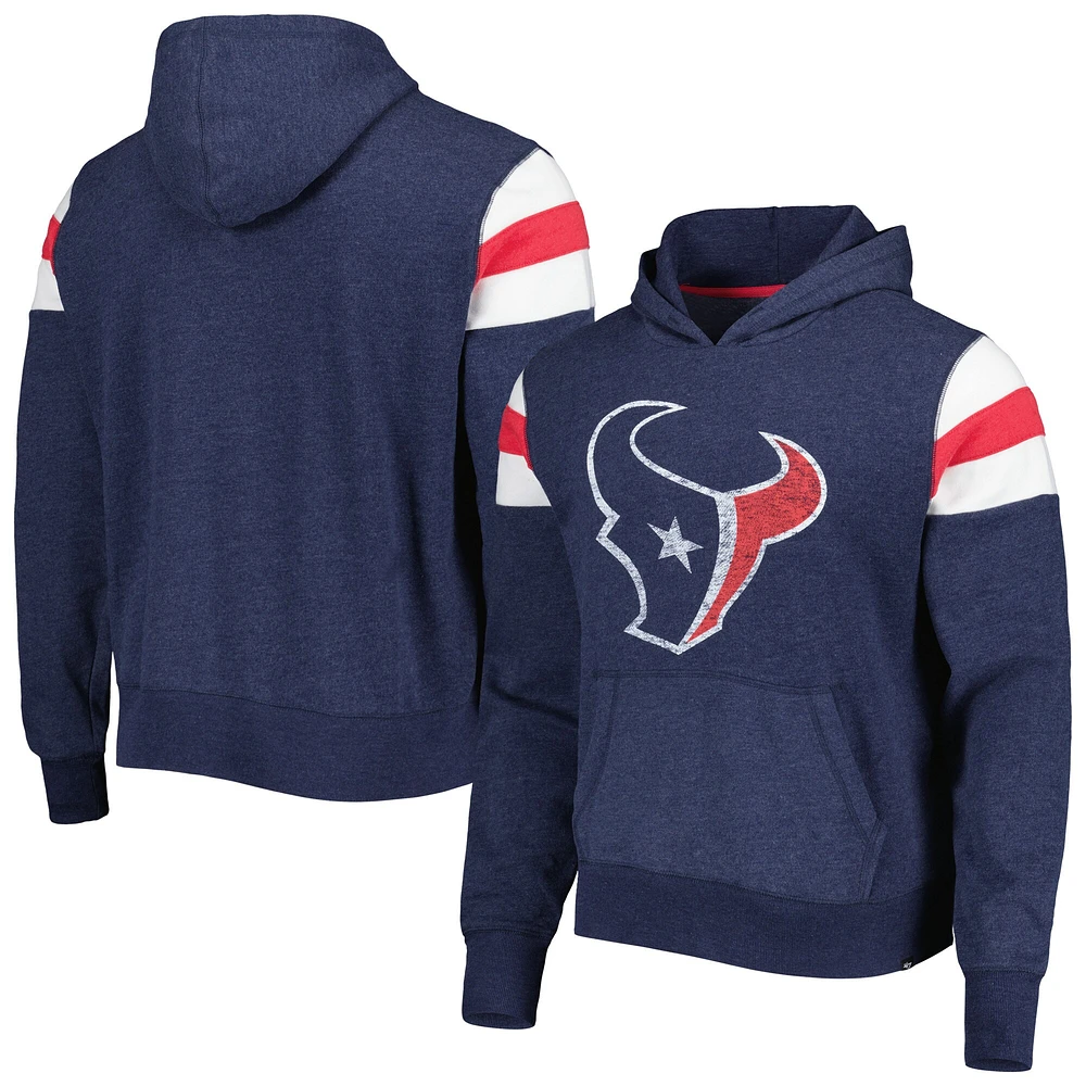 Sweat à capuche '47 Heathered Navy Houston Texans Premier Nico pour hommes