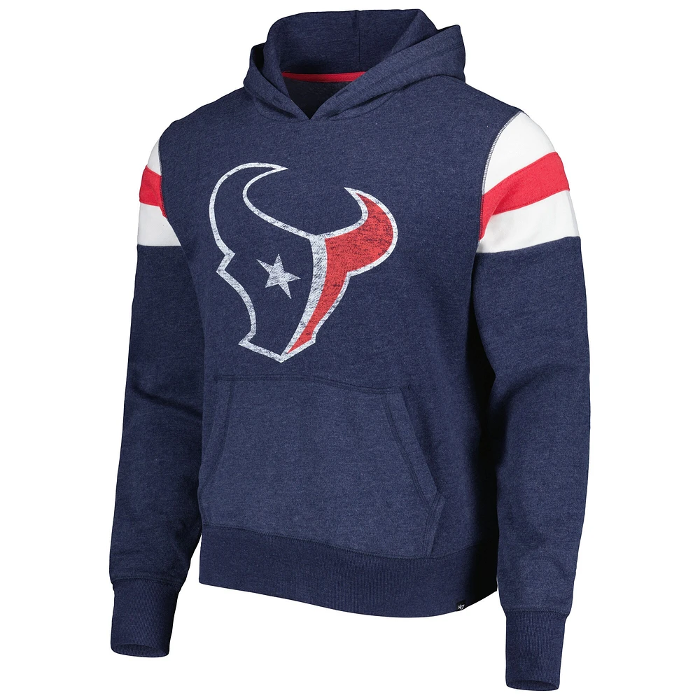 Sweat à capuche '47 Heathered Navy Houston Texans Premier Nico pour hommes