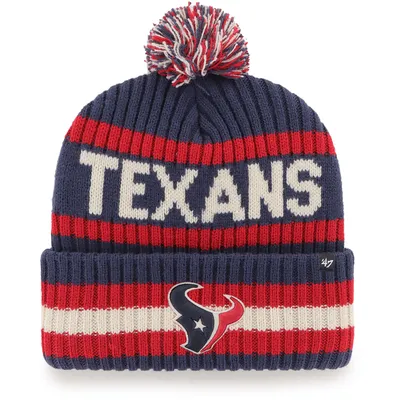 Houston Texans '47 Bering Cuffed Knit Hat with Pom - Navy