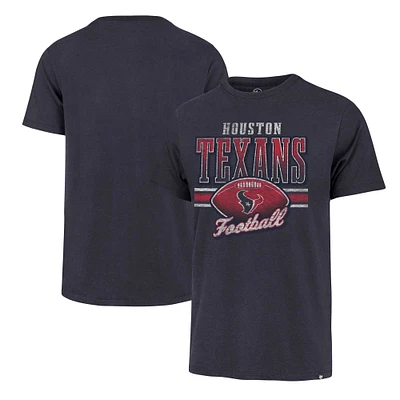 Men's '47 Navy Houston Texans Last Call Franklin T-Shirt