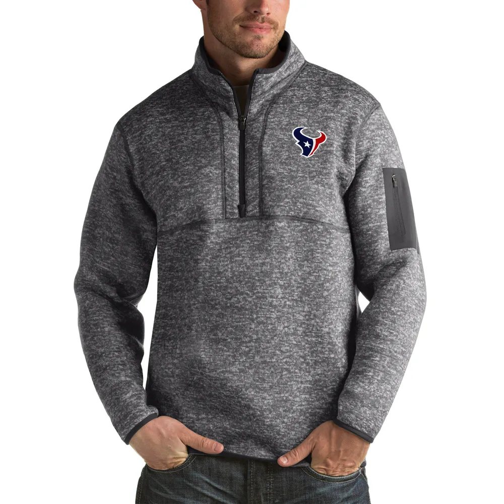 Lids Houston Texans Antigua Fortune Big & Tall Quarter-Zip Pullover Jacket