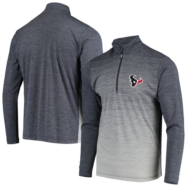 Houston Texans Antigua Course Full-Zip Jacket - Heathered Navy