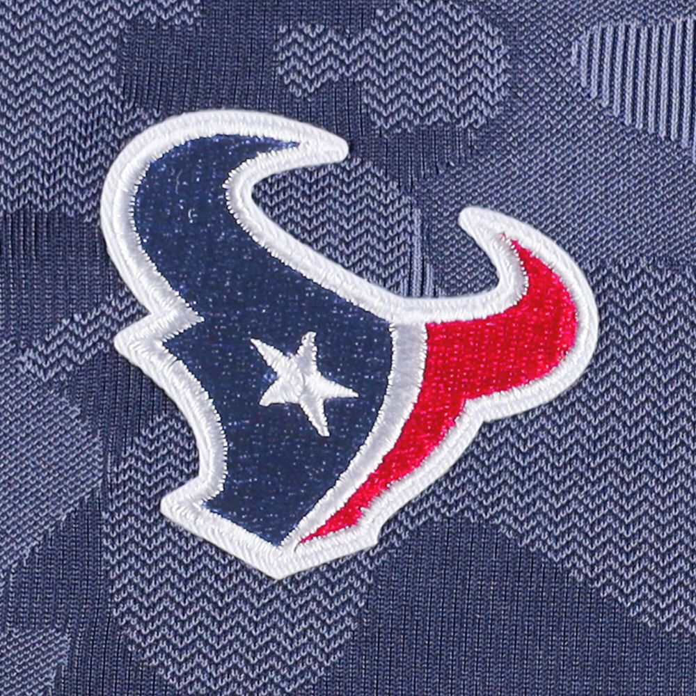Men's Antigua Navy Houston Texans Brigade Quarter-Zip Sweatshirt