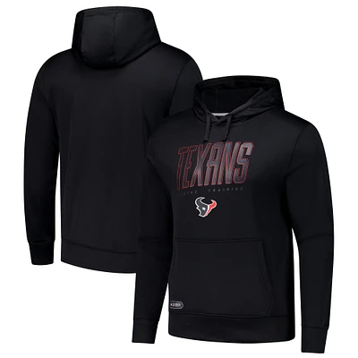 Sweat à capuche noir authentique pour homme des Houston Texans Combine