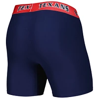 Ensemble de 2 boxers Houston Texans Concepts Sport bleu marine/rouge pour homme