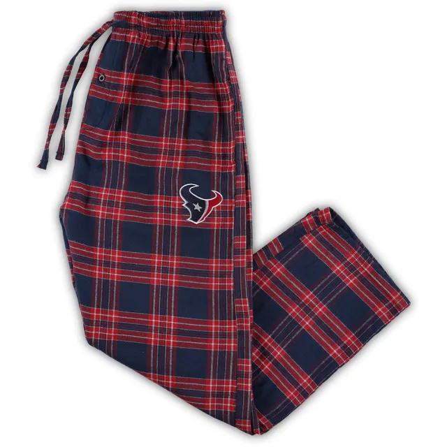 NFL Men's Big & Tall Flannel Lounge Pants - Red - Pajamas